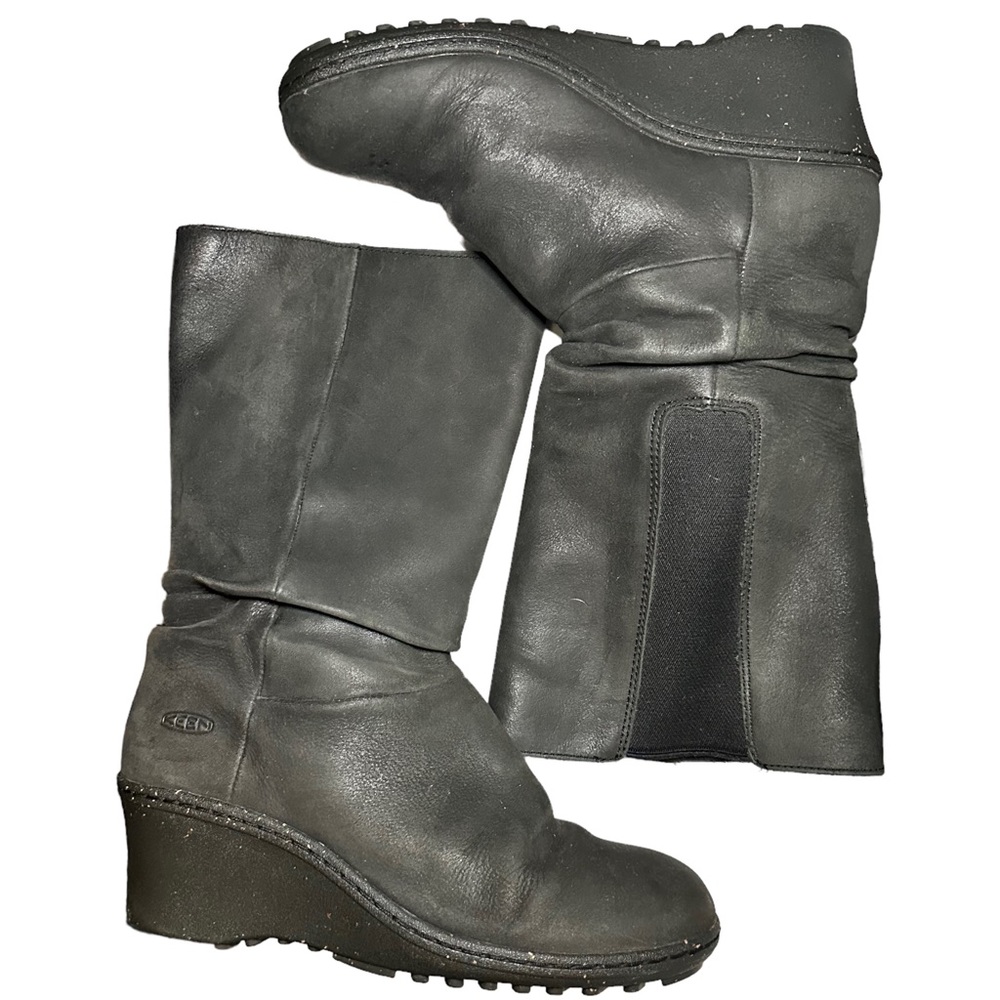 Keen Women Boot Akita Wedge Size 8 M
Black Mid Calf Slouch Pull On Boot